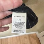 NWOT Boutique HAVE Brand Pinstripe Longline Black Open Front Blazer Photo 4