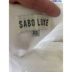 Sabo Skirt  luxe corset vida dress Linen‎ Cotton Xs  White Photo 9