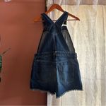 We The Free Free People Sunkissed Denim Short Overalls Zip Front Jean Shortalls NEW Size 4 Photo 5