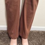 PINK - Victoria's Secret PINK Victoria Secret brown leggings flared at bottom woman size MEDIUM Photo 2