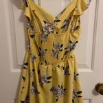 Sweet Wanderer Yellow Floral Dress Photo 1