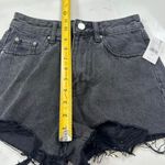 PacSun NWT  Jean Shorts 24 Womens 90s High Rise Festival Fitted Waist Raw Hem Photo 6