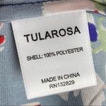 Tularosa • Blue Red Floral Keyhole Choker Tank Top Photo 5