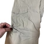 Mountain Hardwear  Cargo Pants Womens 6/38 Khaki Convertible Zip Off Hiking Tech Photo 4