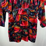 Farm Rio NWT‎  Velvet Dress in Black Banana Sky Size Medium Photo 6