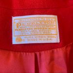 Pendleton  Red Size 10 12 100% Virgin Wool Career Work Blazer Coat Jacket Vintage Photo 2