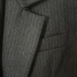 Dark gray, pinstripe, blazer, white and pink pinstripes size 10 acquisition Gray Photo 2