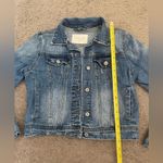 Eunina Distressed Denim Blue Jean Jacket, Size S Photo 9