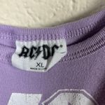 Grayson Threads  AC/DC purple graphic tank dress. Size XL Photo 4