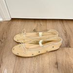 Loeffler Randall  Leonie Crystal Mesh Ballet Flats in Caramel Size US 10 Photo 6