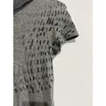 Theory Cowl Neck Women's Grey Top with Leopard Print Size S Photo 1