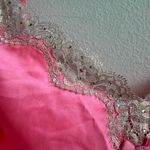 Victoria's Secret Victoria’s Secret hot pink Fuschia lace sequin detail slip dress size Large Photo 4