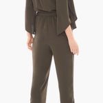 Chico's NWT$179 CHICO’s Black Label Midnight Moss Utility Jumpsuit Size 1.5 Photo 1