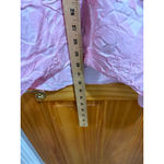 Amanda Uprichard Pink Jacquard Mini Dress Floral Sleeveless Ruffle Neck Size M Photo 5