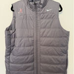 Nike full-zip Puffer Vest University of Alabama Gray XXL Photo 0