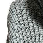 525 America  Blue Wide Sleeve Chunky Knit Turtleneck Sweater Size Large Photo 6