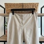 Chico's  Mid-Rise Stretch Cotton Khaki Cropped Dress Pant Trouser, 8 Photo 1