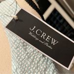 J.Crew  Seersucker Blue & White Striped V Neck Dress Size 4 NWT Photo 7