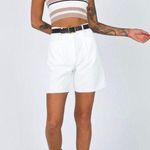 Princess Polly White Cooper Shorts  Photo 0