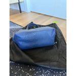 $538 New Ampersand as apostrophe Half Tote in Navy Python Leather Blue Photo 7