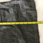 Columbia Shirt Dress Cowl Neck Pockets Mini Chambray Long Sleeve Gray XS Photo 8