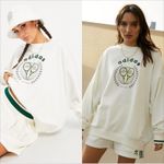 Adidas Tennis Academy Crew Sweatshirt Size Large Oversized Preppy Old Money Photo 1