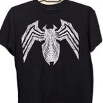 Marvel Comics (Y) Mens Venom Emblem Tshirt XL Black Spider Anti-Hero EUC Photo 0