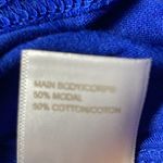 Zella Blue Mykonos Activewear Short Sleeve Tee Size Medium Photo 10