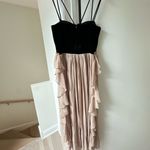 Spaghetti Strap Two Tone Cutout Maxi A Photo 3