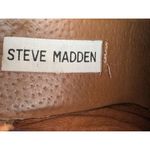 Steve Madden Pistol Boots Western Cowgirl Cognac Brown Leather Ankle Sz 7.5 Photo 5