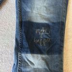 Forever 21 Jealous 21 skinny jean w/“make it happen and the best is yet to come” patches Photo 2