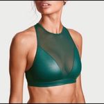 Victoria's Secret  victoria sport high neck mesh racerback sports bra green - XS Photo 1
