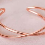 Tribe Alive New in packaging TRIBE‎ ALIVE Bracelet Rose Gold Criss Cross Cuff Photo 0