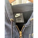 Nike Sportswear Women's Shine Metallic Logo Jersey Knit Zip Up Hoodie Jacket S Photo 6