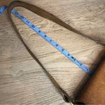 Vintage 1970s Hippie Bohemian Tooled Leather Tan Shoulder Bag Purse Photo 8