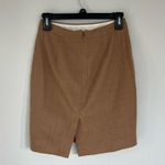 J.Crew  Tan Wool Number 2 Pencil Skirt Size 00P   Photo 1