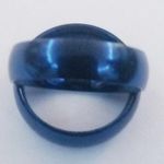 New blue tone‎ stainless steel ring size 8 Photo 4
