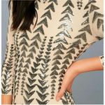 Lulus Womens  Stunning Nude & Gunmetal Sequin BodyCon Mini Dress - Sz S Photo 2