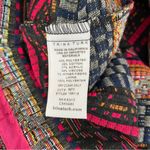 Trina Turk  Yuba Cap Sleeve Woven Top size medium Pink Black Blue Photo 6