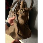 Michael Kors  Large Hamilton‎ Crocodile Brown Tote! Rare Purse Bag Photo 5