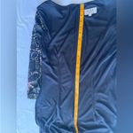 David Meister  Asymmetrical neck‎ unlined sleeves bodycon dress size 8 Photo 6