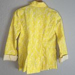 CAbi Jacket Daisy Yellow Floral Preppy Nautical Yacht Country Club Vacation Photo 5