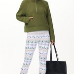 NEW Green Half Zip Cropped Hoodie Fall Long Sleeve Sweatshirts Pockets 2X Photo 4