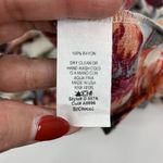 Audrey 3+1 Size S Floral Tunic Dress Long Bell Sleeve Scoop Neck Deep V Back Photo 4