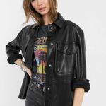 ASOS EUC  Leather Button Up Photo 0