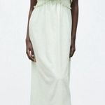 ZARA Eyelet Ruffle Midi Dress M Photo 2