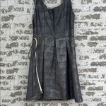 Kasper Metallic Gray Midi Dress Size 8 Photo 4