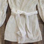 Retrofete Gabrielle Robe Dress in White Sequins Size XS Long Sleeve Blet Photo 4