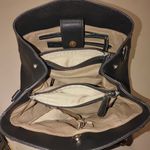 London Fog Black Handbag Tote Bag Crossbody Strap Multiple Compartments Medium Photo 3