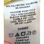 Loft Womens Dress Floral Stretch Long Sleeve Cuffed Mini Shift Boatneck Yellow 6 Photo 6